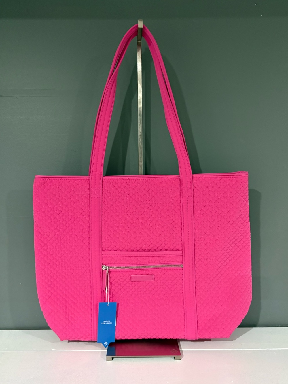 Vera Bradley Hot Pink Quilted Tote